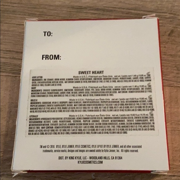 NWT Kylie Sweeheart Eyeshadow VDay Limited Edition - Picture 2 of 4